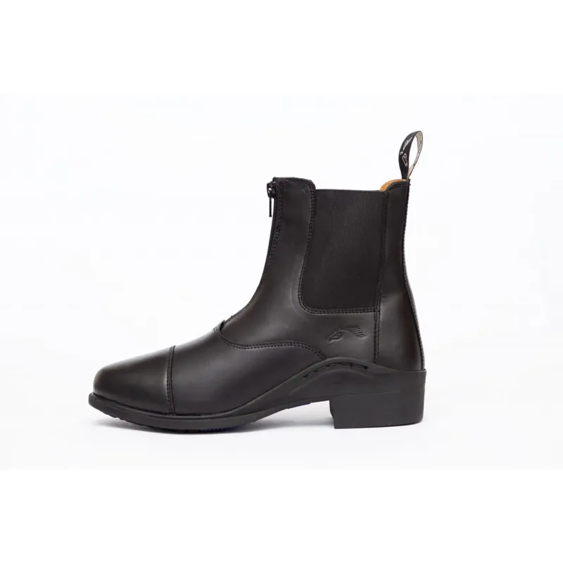 Gallop Elegance Leather Paddock Boots Black