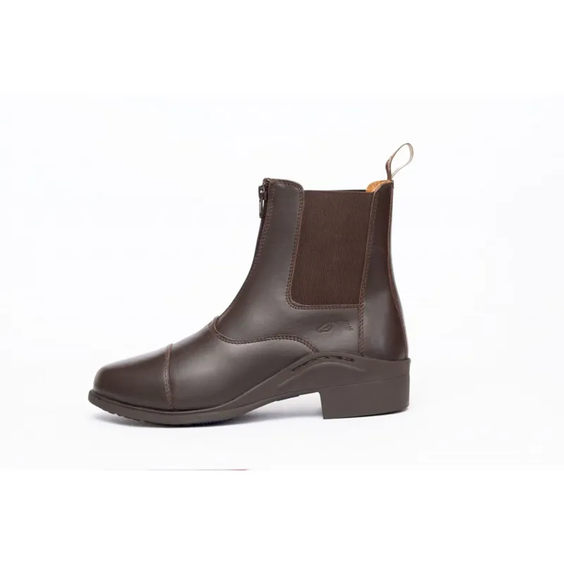 Gallop Elegance Leather Paddock Boots Brown-1