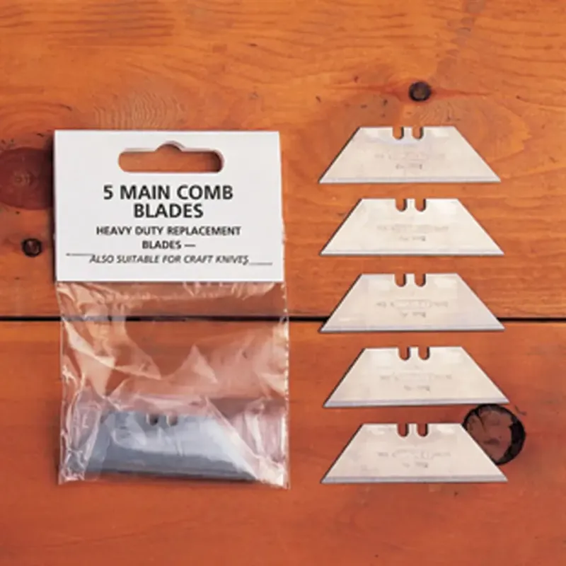Cm Equine Main Comb Blades - pack of 5