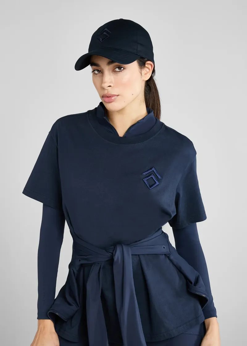 Aztec Diamond AD Tee - Navy-1