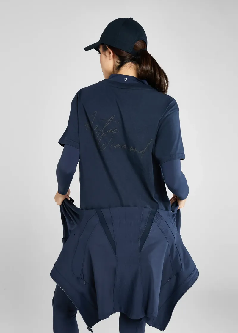 Aztec Diamond AD Tee - Navy-3