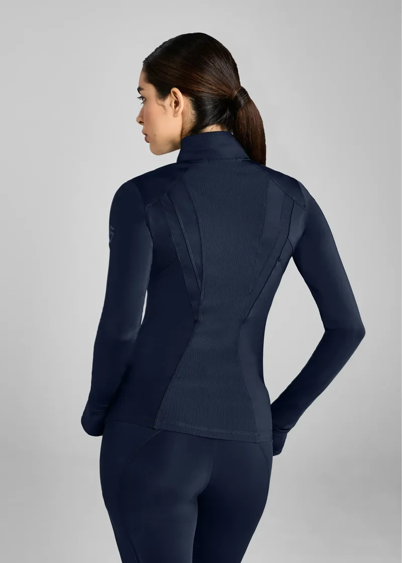 Aztec Diamond Core Fitted Jacket - Navy-6