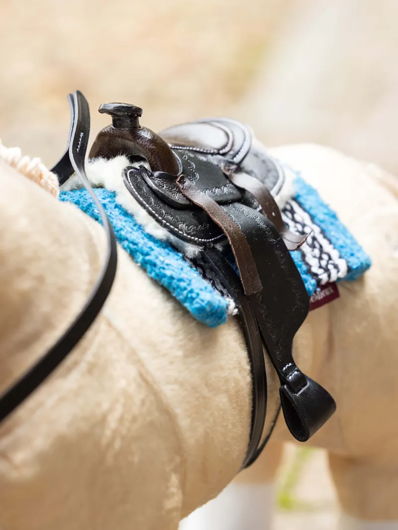 LeMieux Toy Pony Western Pad - Azure-1