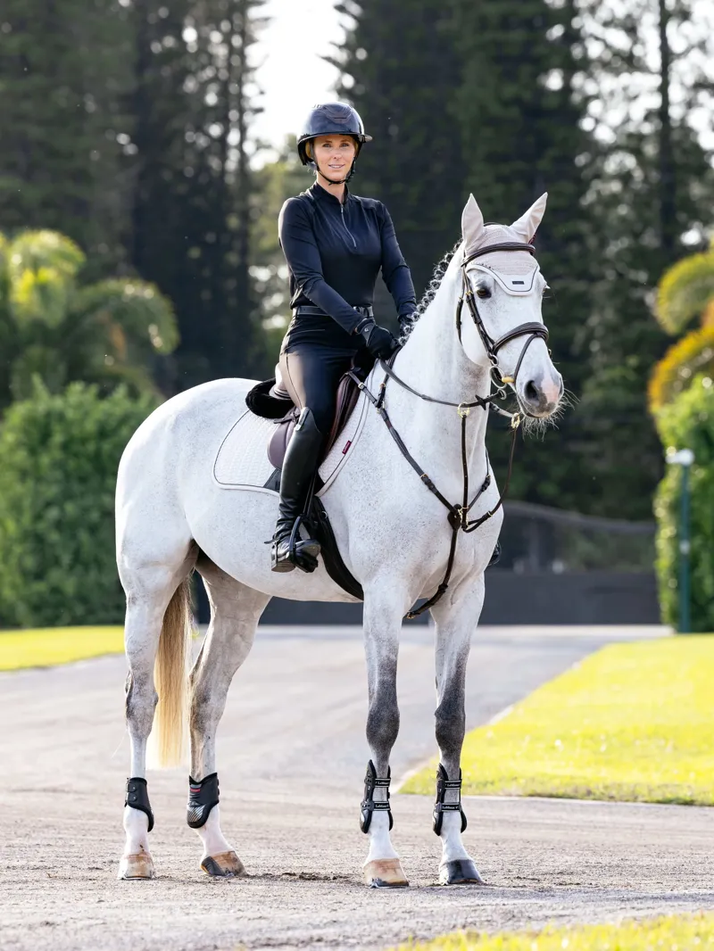 LeMieux Essence Eurojump Square Stone Large-2