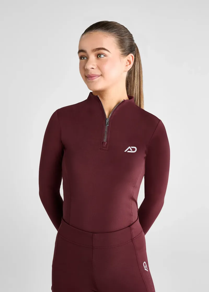 Aztec Diamond Young Rider Base Layer - Cherry