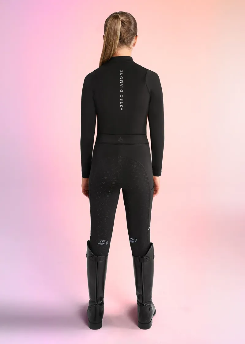 Aztec Diamond Young Rider Cosmic Base Layer - Black-4