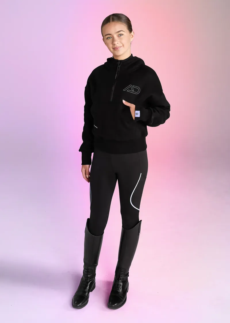 Aztec Diamond Young Rider Cosmic Half Zip - Black-4