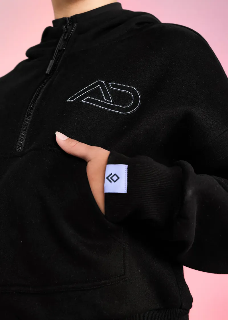 Aztec Diamond Young Rider Cosmic Half Zip - Black-1