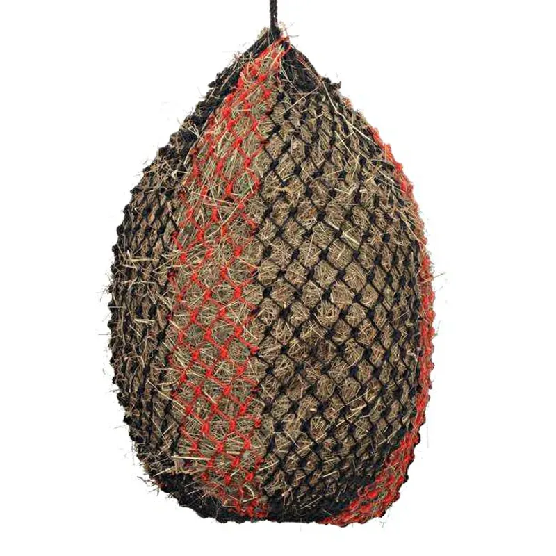 Shires Deluxe Haylage Net in Black/Red 45inch