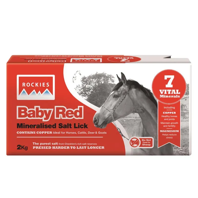 Rockies 2kg Baby Red Salt Lick