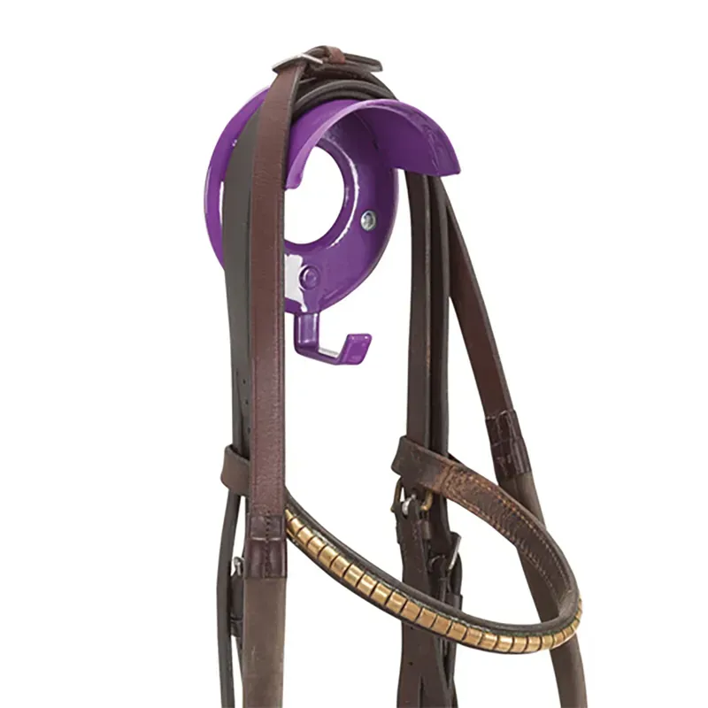 Stubbs Single Bridle Rack In Purple