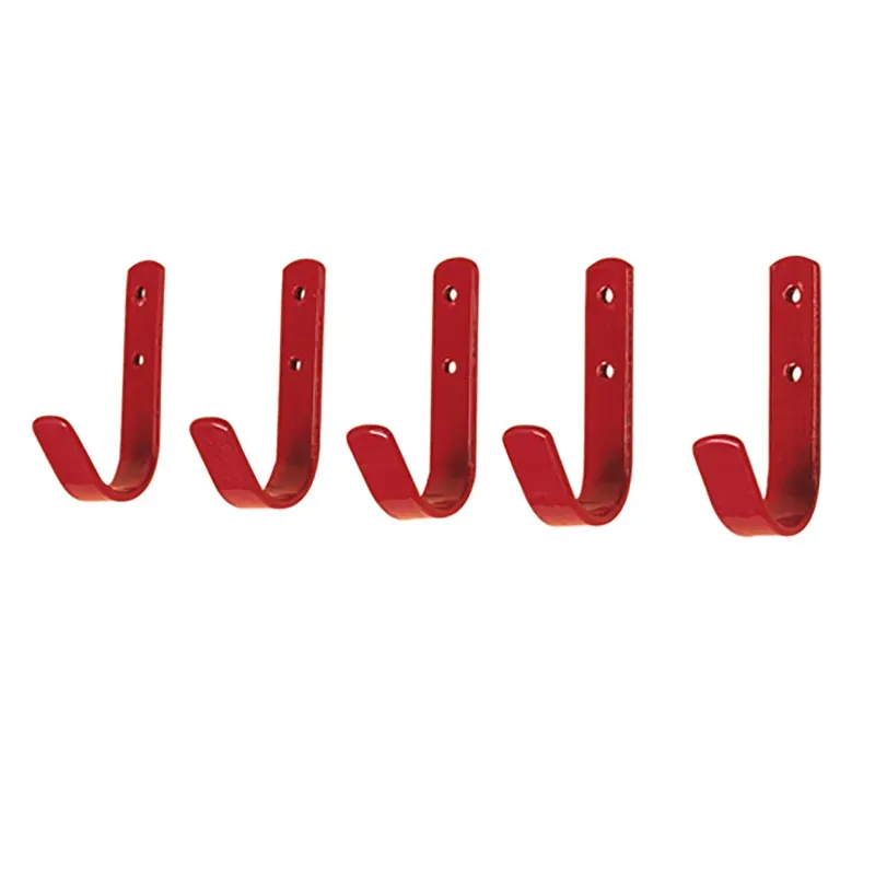 Stubbs General Purpose Hook Set Of 5 In Red