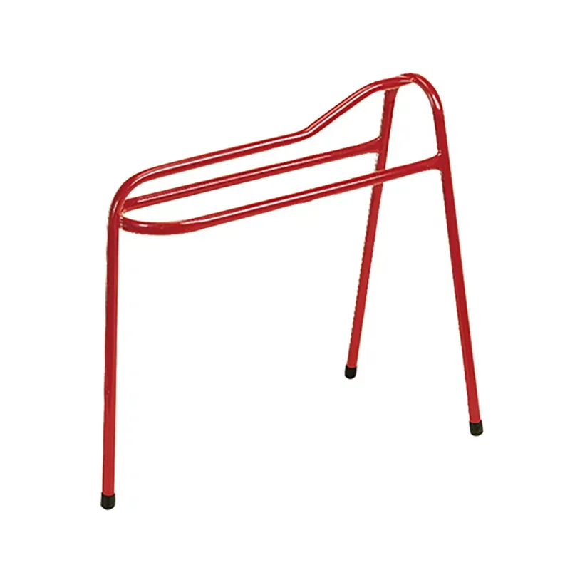 Stubbs Low Three Leg Saddle Horse In Red
