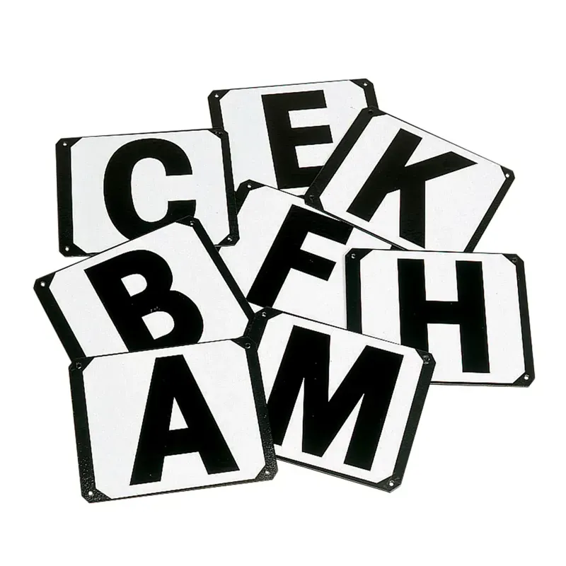 Stubbs Screw On Steel Plates Letters A-M